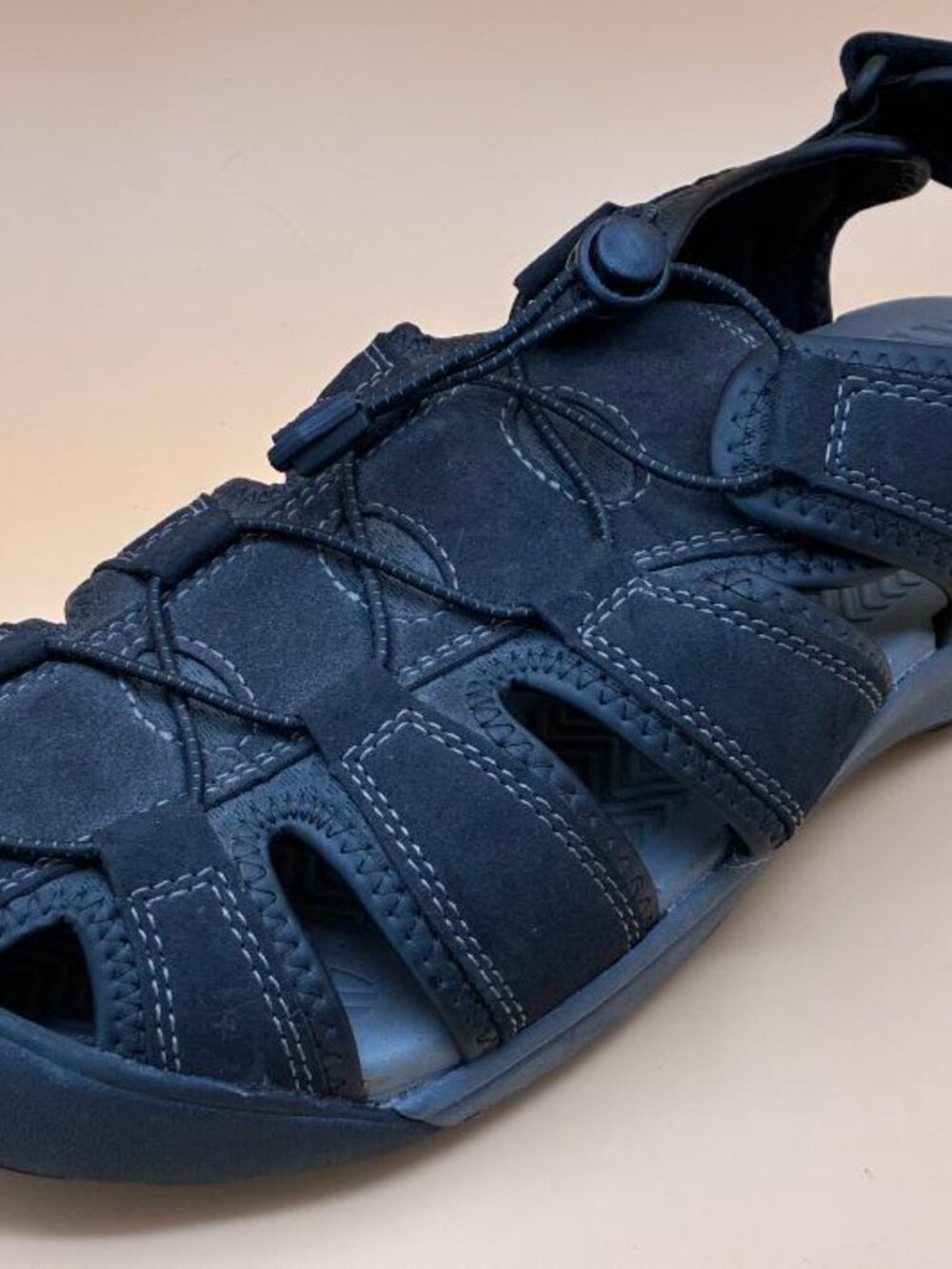 Khombu Men's Travis Black Adjustable Active Hiking Summer Water Sandals Sz - Picture 3 of 7